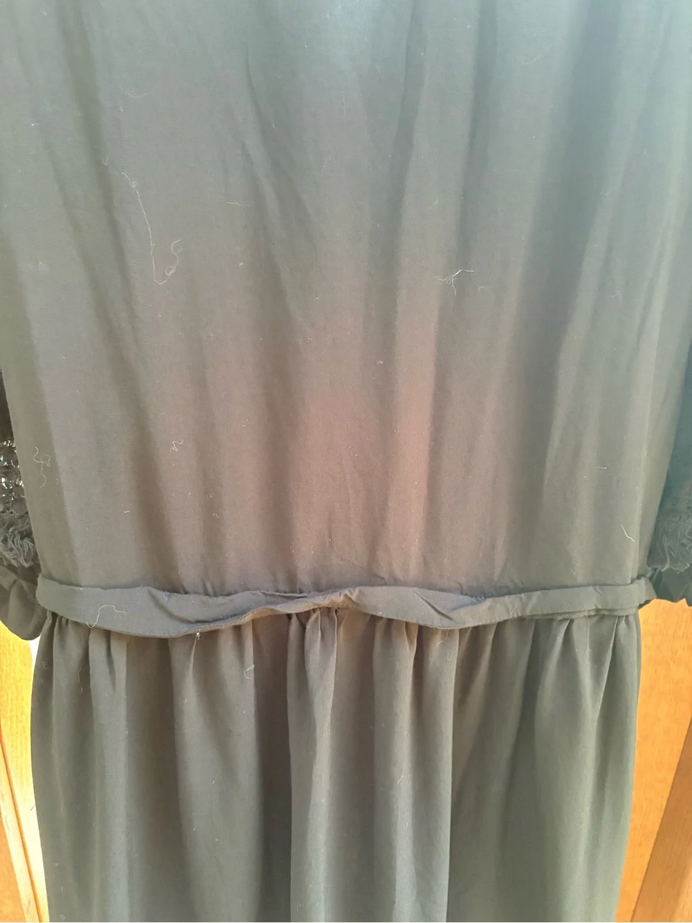 Tuckernuck Black Dress Pippa Fringe Lace Sz Medium 🖤